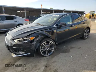2018 Ford Fusion Titanium with VIN 3FA6P0K91JR146027, listed as a Copart auction lot 83468784 with 67,046 mi miles and Salvage title. Bid and sale history available at DreamBid. Image 1.