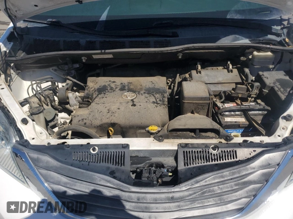 2011 Toyota Sienna XLE AAS with VIN 5TDYK3DC7BS007529, listed as a Copart auction lot 49642475 with 115,117 mi miles and Salvage Title. Bid and sale history available at carsss.com. Image 12.