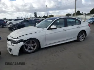 2015 BMW 3 Series 328i with VIN WBA3A5C51FP605057, listed as a Copart auction lot 45147775 with 121,448 mi miles and Salvage Title. Bid and sale history available at carsss.com. Image 1.