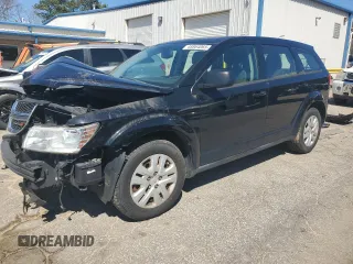 2015 Dodge Journey American Value Pkg with VIN 3C4PDCAB1FT665280, listed as a Copart auction lot 48864065 with 142,835 mi miles and Salvage Title. Bid and sale history available at carsss.com. Image 1.