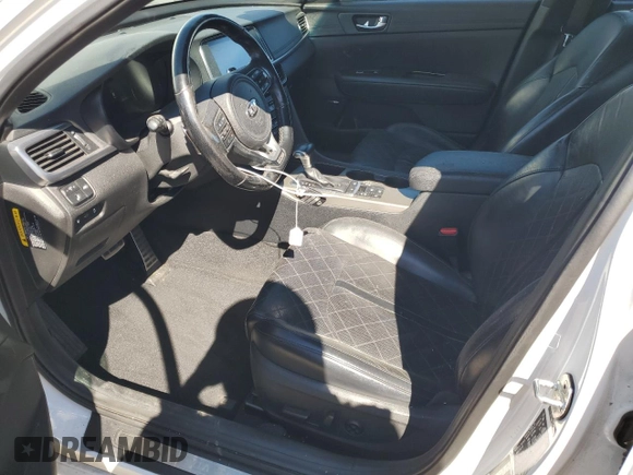 2016 Kia Optima SXL Turbo with VIN 5XXGV4L20GG065492, listed as a Copart auction lot 47194615 with 238,679 mi miles and Salvage title. Bid and sale history available at DreamBid. Image 7.