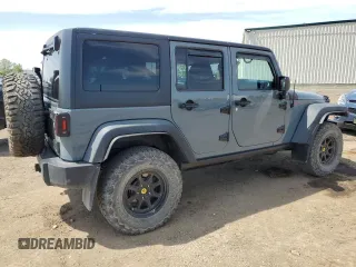 2014 Jeep Wrangler Unlimited Sahara with VIN 1C4BJWEG7EL228307, listed as a Copart auction lot 58663455 with 188,024 mi miles and Salvage title. Bid and sale history available at DreamBid. Image 3.