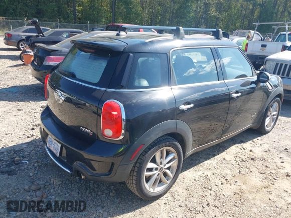 2013 MINI Countryman S ALL4 with VIN WMWZC5C51DWP30972, listed as a IAAI auction lot 40574307 with 153,570 mi miles and . Bid and sale history available at DreamBid. Image 4.