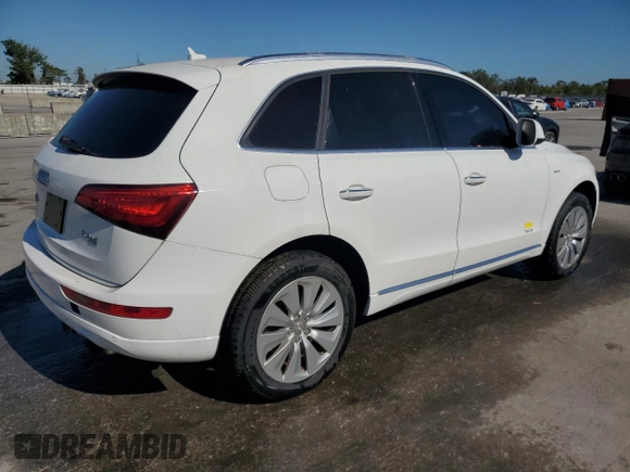 2015 Audi Q5 Hybrid Prestige with VIN WA1C8AFP5FA014053, listed as a Copart auction lot 82100654 with Not provided miles and Salvage title. Bid and sale history available at DreamBid. Image 3.