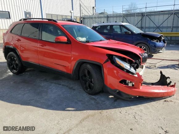 2018 Jeep Cherokee Latitude with VIN 1C4PJMCX6JD599735, listed as a Copart auction lot 42720355 with 86,293 mi miles and Non Repairable. Bid and sale history available at carsss.com. Image 4.