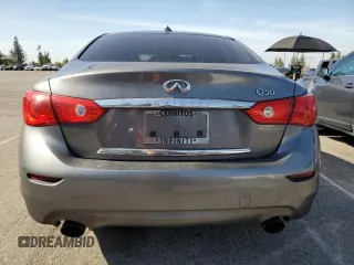 2017 Infiniti Q50 Premium with VIN JN1EV7AP3HM735316, listed as a Copart auction lot 58159225 with 80,793 mi miles and Salvage title. Bid and sale history available at DreamBid. Image 6.