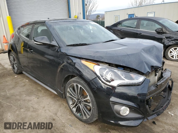 2016 Hyundai Veloster Turbo with VIN KMHTC6AE0GU267722, listed as a Copart auction lot 72993102 with 83,902 mi miles. Bid and sale history available at carsss.com. Image 4.