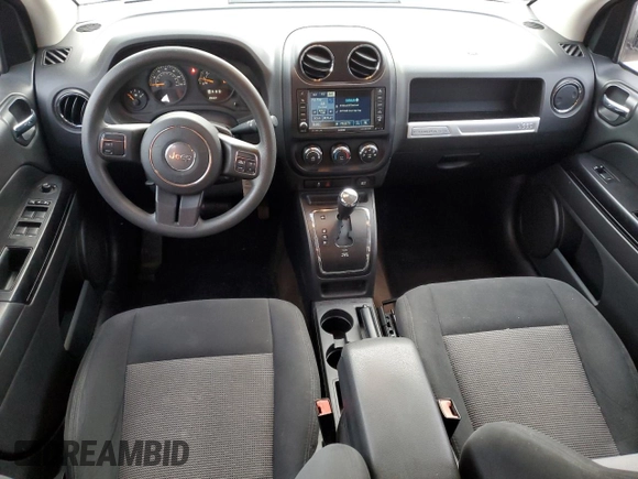 2015 Jeep Compass Sport with VIN 1C4NJCBB6FD111060, listed as a Copart auction lot 87246544 with 187,302 mi miles and Salvage Title. Bid and sale history available at carsss.com. Image 8.