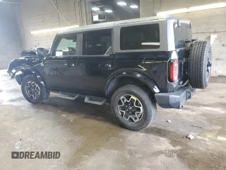 2023 Ford Bronco with VIN 1FMEE5DP3PLB48496, listed as a Copart auction lot 62566355 with 48,307 mi miles and Salvage title. Bid and sale history available at DreamBid. Image 2.