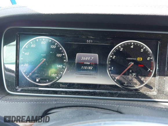 2017 Mercedes-Benz S 550 with VIN WDDUG8CB1HA314177, listed as a IAAI auction lot 41583038 with 115,182 mi miles and . Bid and sale history available at carsss.com. Image 7.