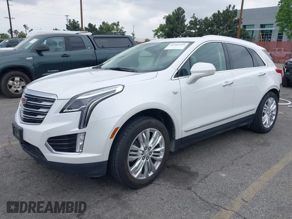 2017 Cadillac XT5 Premium Luxury FWD z VIN 1GYKNCRS3HZ307728, wystawiony jako IAAI lot #42203542 z przebiegiem 50 433 mil mil oraz . Historia ofert i sprzedaży dostępna na DreamBid. Obrazek 2.