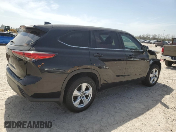 2022 Toyota Highlander LE z VIN 5TDZZRAH4NS092272, wystawiony jako Copart lot #48683415 z przebiegiem 54 116 mil mil oraz Szkoda całkowita • Salvage title. Historia ofert i sprzedaży dostępna na DreamBid. Obrazek 3.