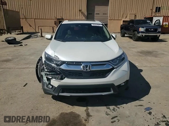 2017 Honda CR-V EX-L with VIN 2HKRW1H84HH518262, listed as a Copart auction lot 46654945 with 142,602 mi miles and Salvage Title. Bid and sale history available at carsss.com. Image 10.