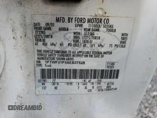 2006 Ford F-350 XL with VIN 1FTWF31PX6EB37528, listed as a Copart auction lot 74788854 with 146,179 mi miles and Salvage title. Bid and sale history available at DreamBid. Image 12.
