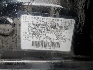 2016 Nissan Note S with VIN 3N1CE2CP5GL403815, listed as a Copart auction lot 55786765 with 122,895 mi miles and Salvage title. Bid and sale history available at DreamBid. Image 13.