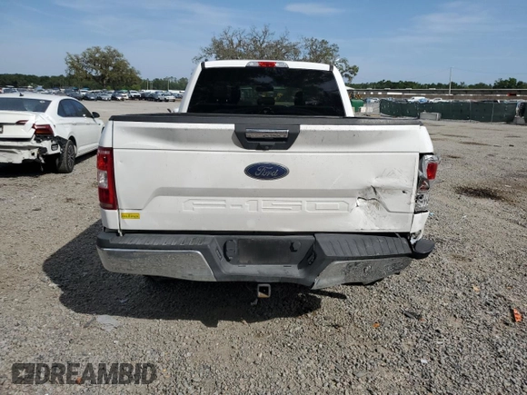 2020 Ford F-150 XL with VIN 1FTEX1CB3LKD21978, listed as a Copart auction lot 53981175 with 220,020 mi miles and Salvage Title. Bid and sale history available at DreamBid. Image 6.