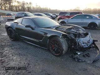 2017 Chevrolet Corvette Z06 1LZ with VIN 1G1YP2D66H5600182, listed as a Copart auction lot 86970554 with 38,326 mi miles and Salvage Title. Bid and sale history available at carsss.com. Image 4.
