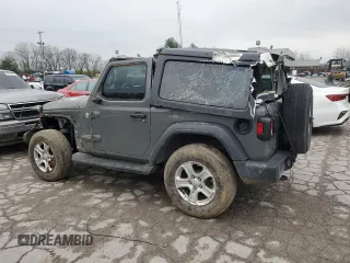 2020 Jeep Wrangler Willys with VIN 1C4GJXAG6LW273669, listed as a Copart auction lot 81670144 with 64,934 mi miles and Salvage title. Bid and sale history available at DreamBid. Image 2.