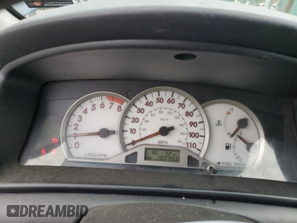 2007 Toyota Corolla CE with VIN 1NXBR32E77Z891959, listed as a Copart auction lot 54986625 with 190,455 mi miles and Clean Title. Bid and sale history available at DreamBid. Image 9.