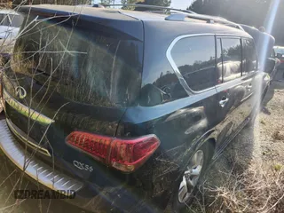 2011 Infiniti QX56 7-passenger with VIN JN8AZ2NE1B9007410, listed as a IAAI auction lot 41897483 with 1 mi miles. Bid and sale history available at carsss.com. Image 4.