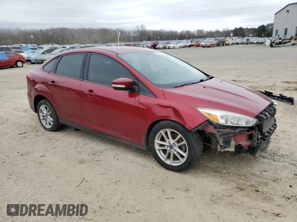 2017 Ford Focus SE with VIN 1FADP3F22HL264053, listed as a Copart auction lot 48172355 with 130,818 mi miles and Salvage Title. Bid and sale history available at DreamBid. Image 4.