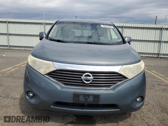 2012 Nissan Quest SL with VIN JN8AE2KP6C9047310, listed as a Copart auction lot 52867065 with 194,736 mi miles and Salvage Title. Bid and sale history available at carsss.com. Image 5.