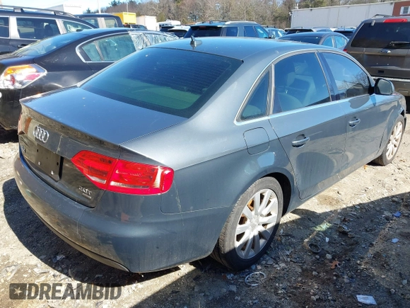 2009 Audi A4 2.0T Prem Plus with VIN WAUSF78K19N023385, listed as a IAAI auction lot 41756655 with 210,137 mi miles. Bid and sale history available at carsss.com. Image 4.