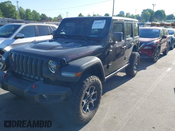 2022 Jeep Wrangler Unlimited Rubicon with VIN 1C4HJXFNXNW149063, listed as a IAAI auction lot 42130171 with 33,961 mi miles and . Bid and sale history available at DreamBid. Image 19.