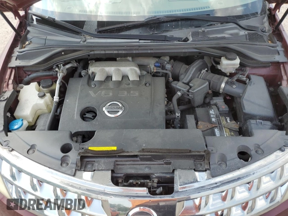 2007 Nissan Murano SL with VIN JN8AZ08W27W609606, listed as a Copart auction lot 60458045 with 86,281 mi miles and Salvage title. Bid and sale history available at DreamBid. Image 12.