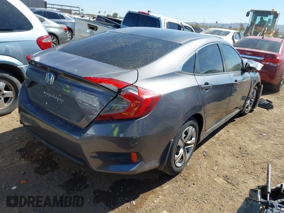 2016 Honda Civic Sedan LX with VIN 19XFC2F5XGE083440, listed as a IAAI auction lot 41622068 with 176,886 mi miles. Bid and sale history available at carsss.com. Image 4.