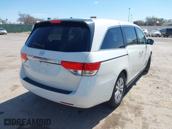2016 Honda Odyssey EX-L z VIN 5FNRL5H65GB055317, wystawiony jako IAAI lot #41825497 z przebiegiem 117 672 mil mil oraz . Historia ofert i sprzedaży dostępna na DreamBid. Obrazek 4.