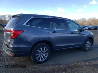 2022 Honda Pilot EX-L with VIN 5FNYF6H55NB023156, listed as a Copart auction lot 52269325 with 43,563 mi miles and Salvage title. Bid and sale history available at DreamBid. Image 3.