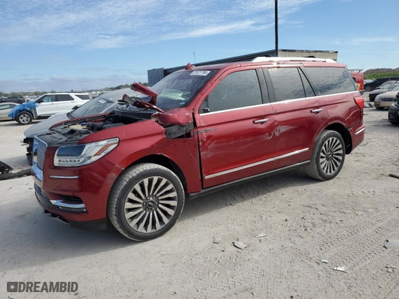 2019 Lincoln Navigator Reserve with VIN 5LMJJ2LT5KEL05687, listed as a Copart auction lot 87421794 with 69,087 mi miles and Salvage Title. Bid and sale history available at carsss.com. Image 1.