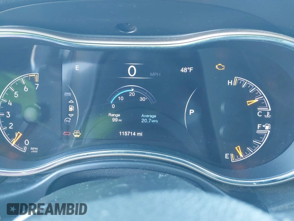 2017 Jeep Grand Cherokee Laredo with VIN 1C4RJFAG7HC688625, listed as a IAAI auction lot 41295860 with 115,714 mi miles. Bid and sale history available at carsss.com. Image 7.