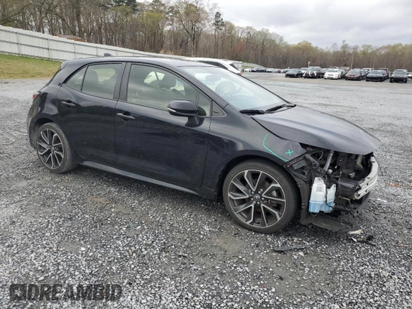 2020 Toyota Corolla Hatchback XSE with VIN JTNC4RBE1L3086271, listed as a Copart auction lot 50219525 with 65,077 mi miles and Salvage Title. Bid and sale history available at carsss.com. Image 4.