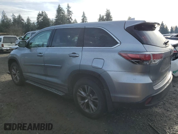 2015 Toyota Highlander LE z VIN 5TDBKRFH7FS140122, wystawiony jako Copart lot #83716114 z przebiegiem 97 877 mil mil oraz Szkoda całkowita • Salvage title. Historia ofert i sprzedaży dostępna na DreamBid. Obrazek 2.