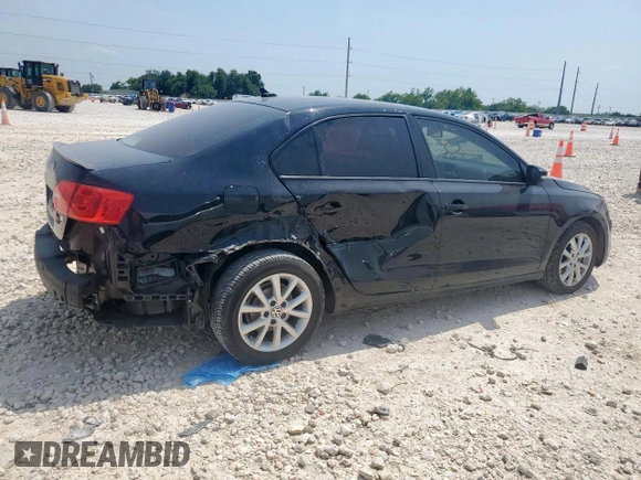 2012 Volkswagen Jetta SE with VIN 3VWDX7AJ1CM307026, listed as a Copart auction lot 57029175 with 109,255 mi miles and Salvage title. Bid and sale history available at DreamBid. Image 3.