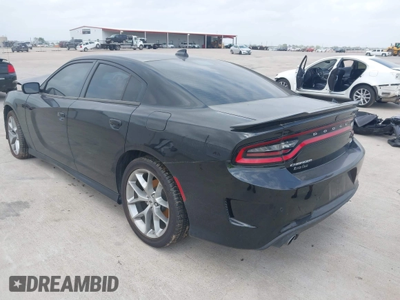 2023 Dodge Charger GT with VIN 2C3CDXHG4PH690129, listed as a IAAI auction lot 41937042 with 15,690 mi miles and . Bid and sale history available at carsss.com. Image 3.