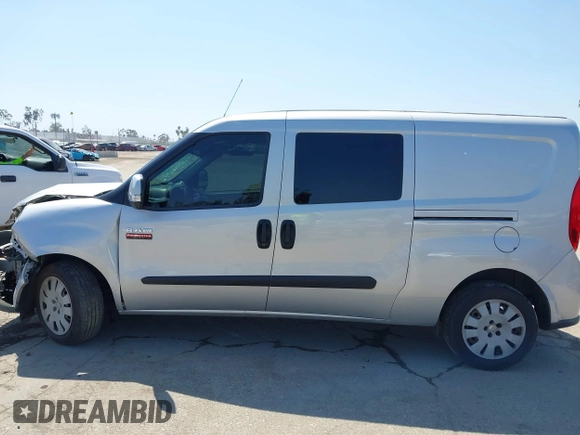 2021 Ram ProMaster City Cargo Tradesman SLT with VIN ZFBHRFBB6M6T38499, listed as a IAAI auction lot 42190007 with 73,186 mi miles. Bid and sale history available at carsss.com. Image 14.