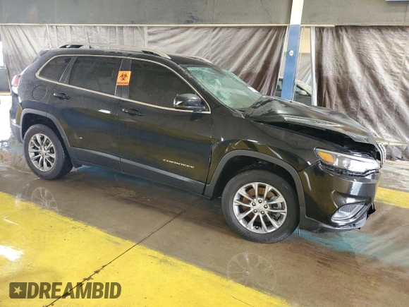 2021 Jeep Cherokee Latitude Lux with VIN 1C4PJMMX5MD193528, listed as a Copart auction lot 56383715 with Not provided miles and Clean title. Bid and sale history available at DreamBid. Image 4.