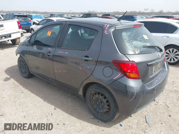 2015 Toyota Yaris L with VIN VNKKTUD32FA037394, listed as a IAAI auction lot 41753236 with Not Provided miles and . Bid and sale history available at DreamBid. Image 3.