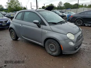 2012 FIAT 500 Pop z VIN 3C3CFFAR4CT365577, wystawiony jako Copart lot #57968185 z przebiegiem 104 332 mil mil oraz Szkoda całkowita • Salvage title. Historia ofert i sprzedaży dostępna na DreamBid. Obrazek 4.