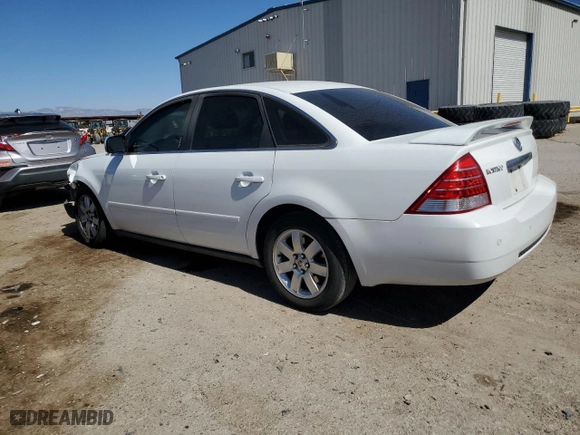 2005 Mercury Montego Luxury with VIN 1MEFM40155G626347, listed as a Copart auction lot 46715235 with 213,883 mi miles and Salvage Title. Bid and sale history available at carsss.com. Image 2.