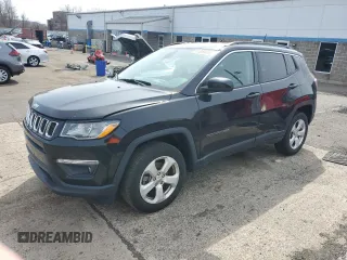2019 Jeep Compass Latitude with VIN 3C4NJDBB1KT654293, listed as a Copart auction lot 51069595 with 53,639 mi miles and Salvage title. Bid and sale history available at DreamBid. Image 1.