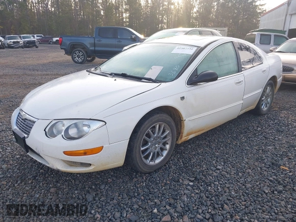 2002 Chrysler 300M with VIN 2C3AE66G12H203690, listed as a IAAI auction lot 41507731 with 76,826 mi miles. Bid and sale history available at carsss.com. Image 2.
