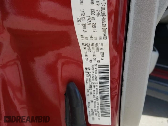 2006 Jeep Grand Cherokee Limited with VIN 1J4HS58N96C103641, listed as a Copart auction lot 49446385 with 169,335 mi miles and Salvage title. Bid and sale history available at DreamBid. Image 16.