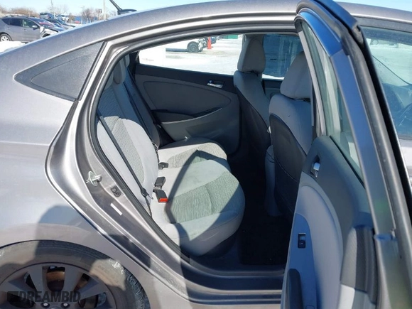 2017 Hyundai Accent Value Edition with VIN KMHCT4AE0HU356793, listed as a IAAI auction lot 41624409 with 137,964 mi miles. Bid and sale history available at carsss.com. Image 8.
