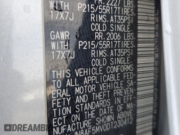 2013 Nissan Juke SV with VIN JN8AF5MV0DT230412, listed as a Copart auction lot 87434354 with 154,605 mi miles and Salvage Title. Bid and sale history available at carsss.com. Image 14.