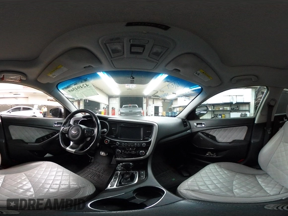 2015 Kia Optima SX Turbo with VIN 5XXGR4A6XFG469733, listed as a IAAI auction lot 42494569 with 145,397 mi miles and . Bid and sale history available at DreamBid. Image 18.