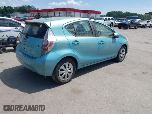 2014 Toyota Prius One with VIN JTDKDTB30E1077183, listed as a IAAI auction lot 42183675 with 92,560 mi miles and . Bid and sale history available at DreamBid. Image 4.